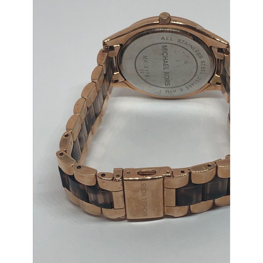 Michael Kors MK3179 Women's Stainless Steel Analog Dial Quartz Wrist Watch QB347 - Picture 6 of 9